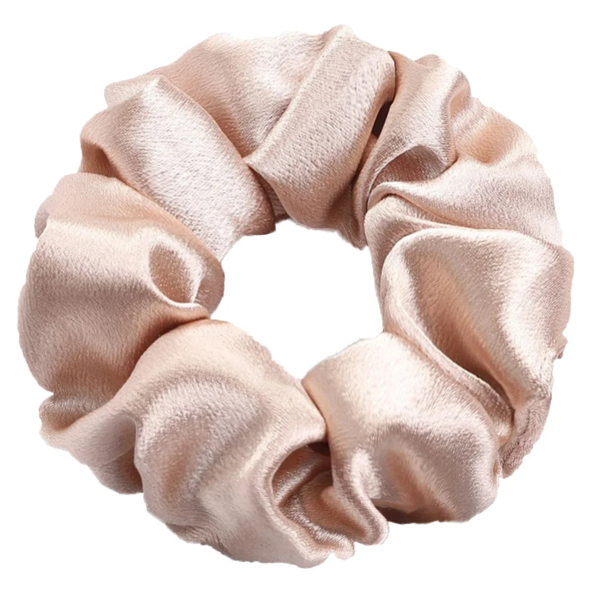 10/5 Pcs Satin Hair Scrunchies Set for Women & Girls – Soft Silk Elastic Hair Bands | Elegant Solid Color Ponytail Holders & Headwear Accessories