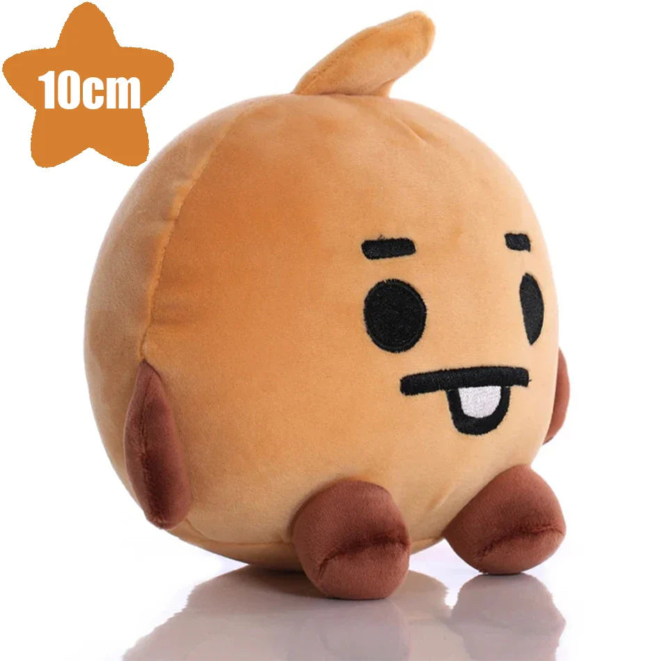 B-T-21 Plush Toy Set – Cute Cartoon Animal Keychain & Backpack Pendant, Soft Stress Relief Toy & Friend Gift
