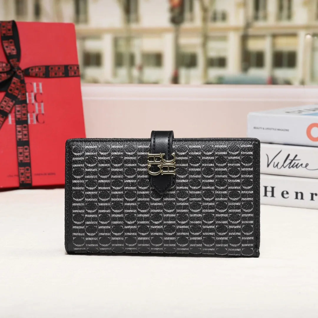 CH Luxury Brand Spring Fashion Women's Organizer Wallet Coin Purse Long Large Capacity Card Holder Coin Purse 2025 High Quality
