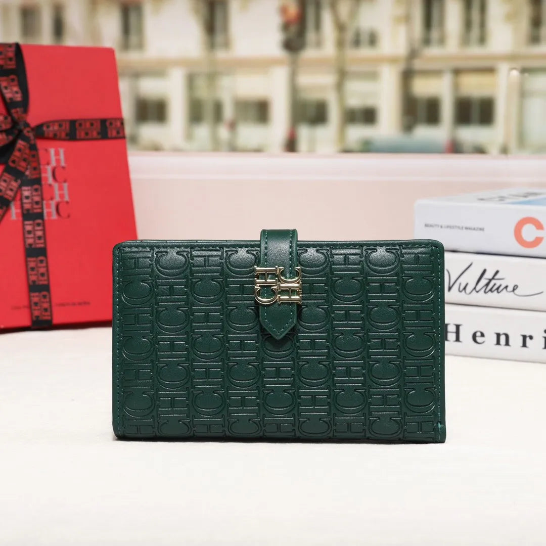 CH Luxury Brand Spring Fashion Women's Organizer Wallet Coin Purse Long Large Capacity Card Holder Coin Purse 2025 High Quality